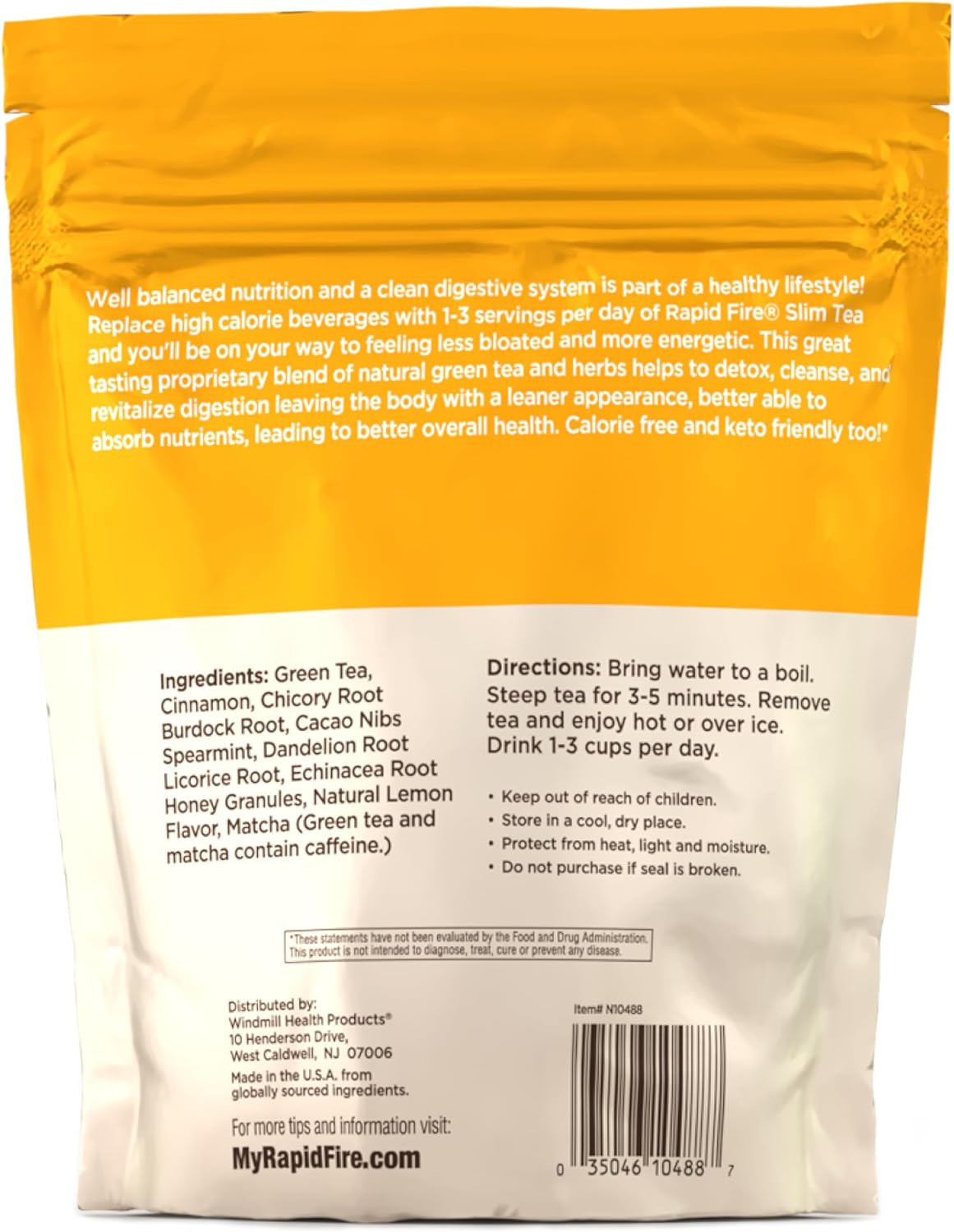 Slim Tea 14 Day Herbal Teatox, Blend of Natural Herbs and Botanicals, Supports Healthy Weight Management, Supports Metabolism, Delicious Lemon Flavor