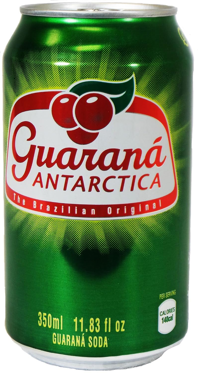 Guaraná Antárctica Soft Drink - 12 Pack - 11.83 FL.Oz - Refrigerante Guaraná Antárctica Lata 350ml - 12x1