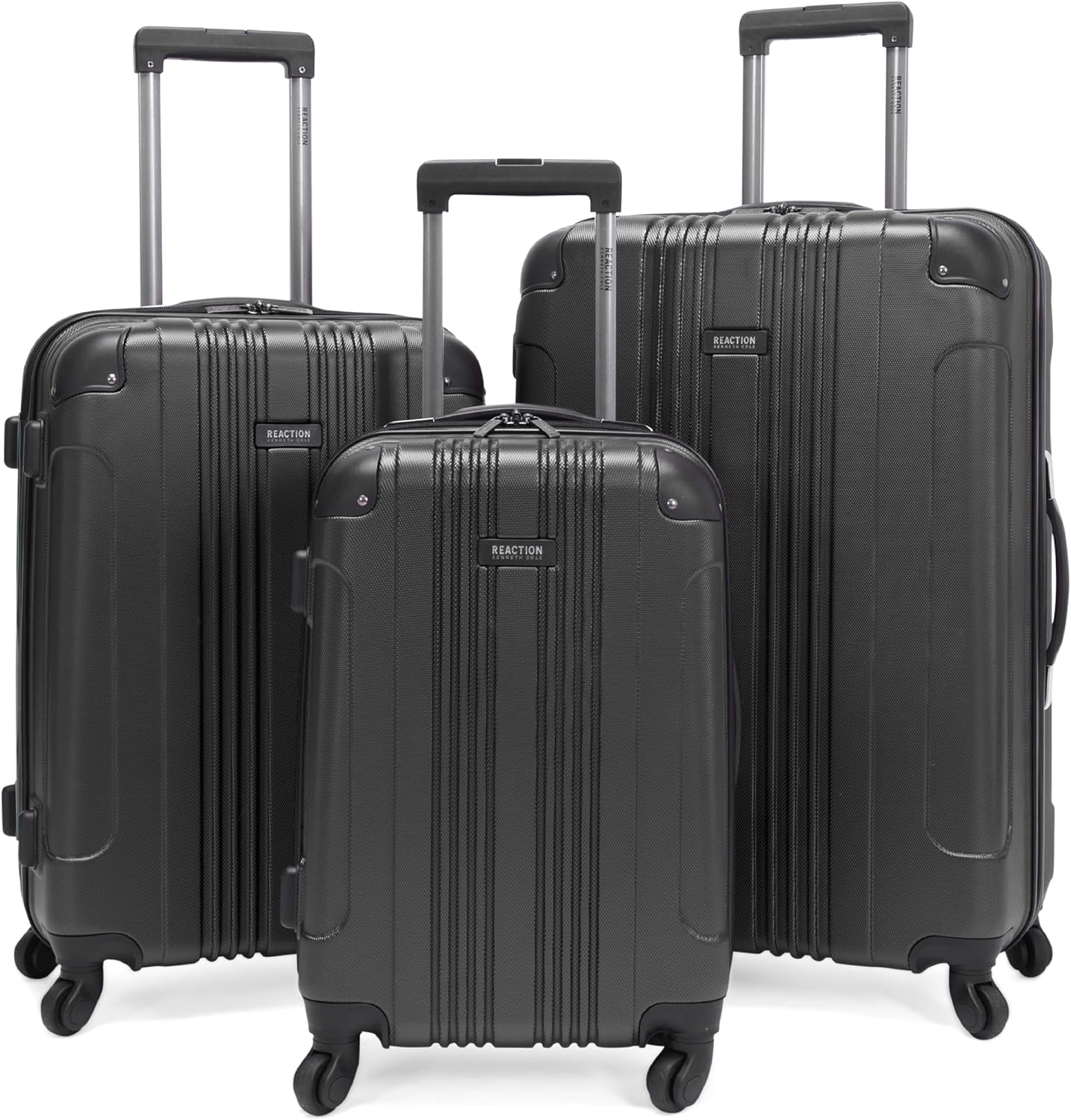 Kenneth Cole REACTION Out of Bounds Lightweight Hardshell 4-Wheel Spinner Luggage, Teal, 20-Inch Carry On
