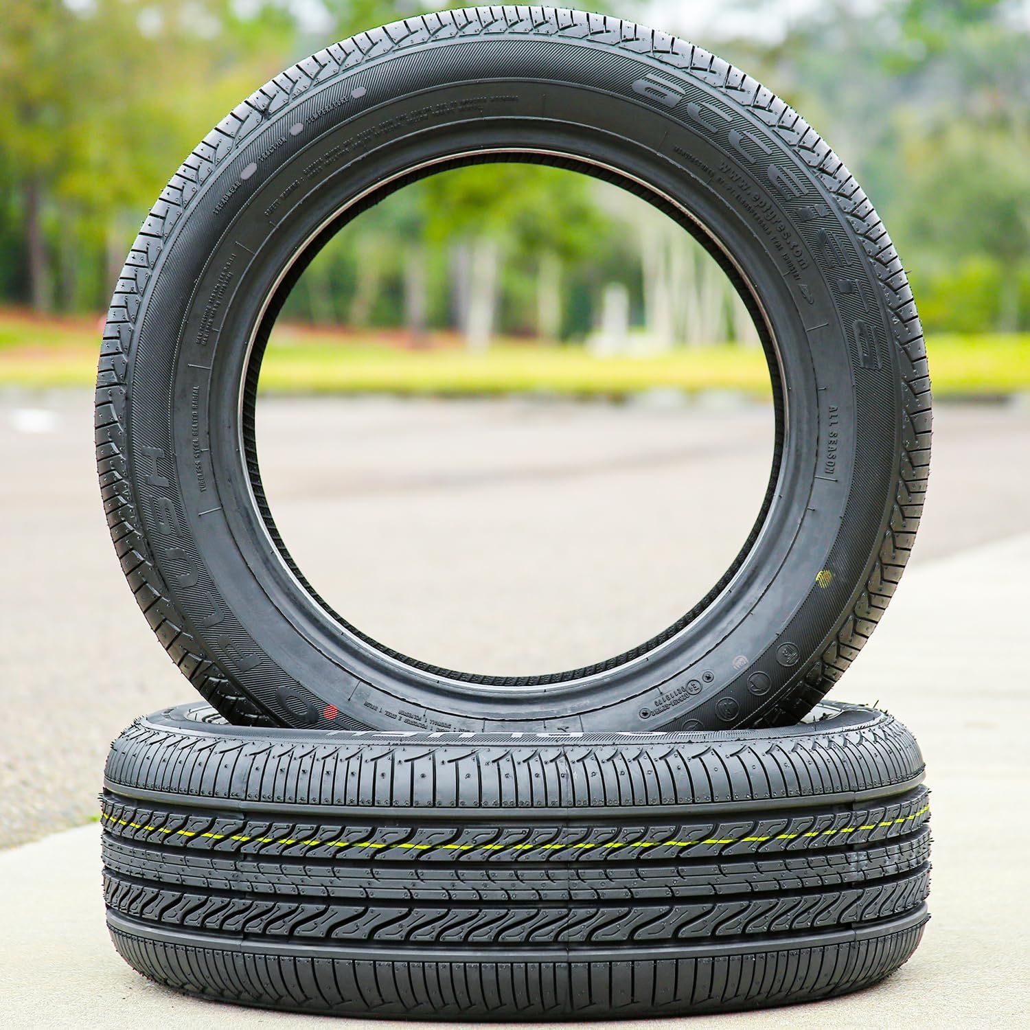 Accelera Eco Plush 175/70R13 82H SL All Season Touring Tire | Passenger Touring All Season Traction 82H Rated Standard Load Radial Construction Black Sidewall Tire