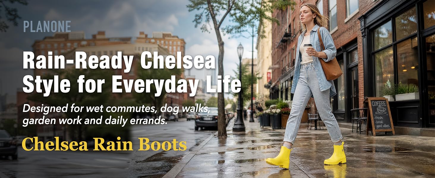 Chelsea Rain Boots Rain-Ready Chelsea Style for Everyday Life