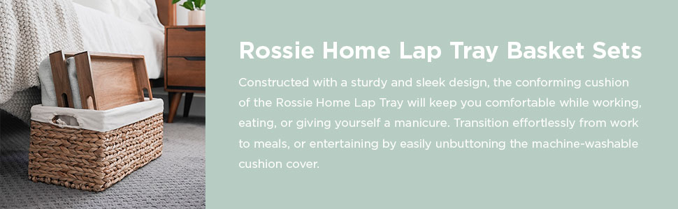 lap desk, lap tray, rossie home, home goods, home furniture, bed tray, serving tray, acacia, bamboo