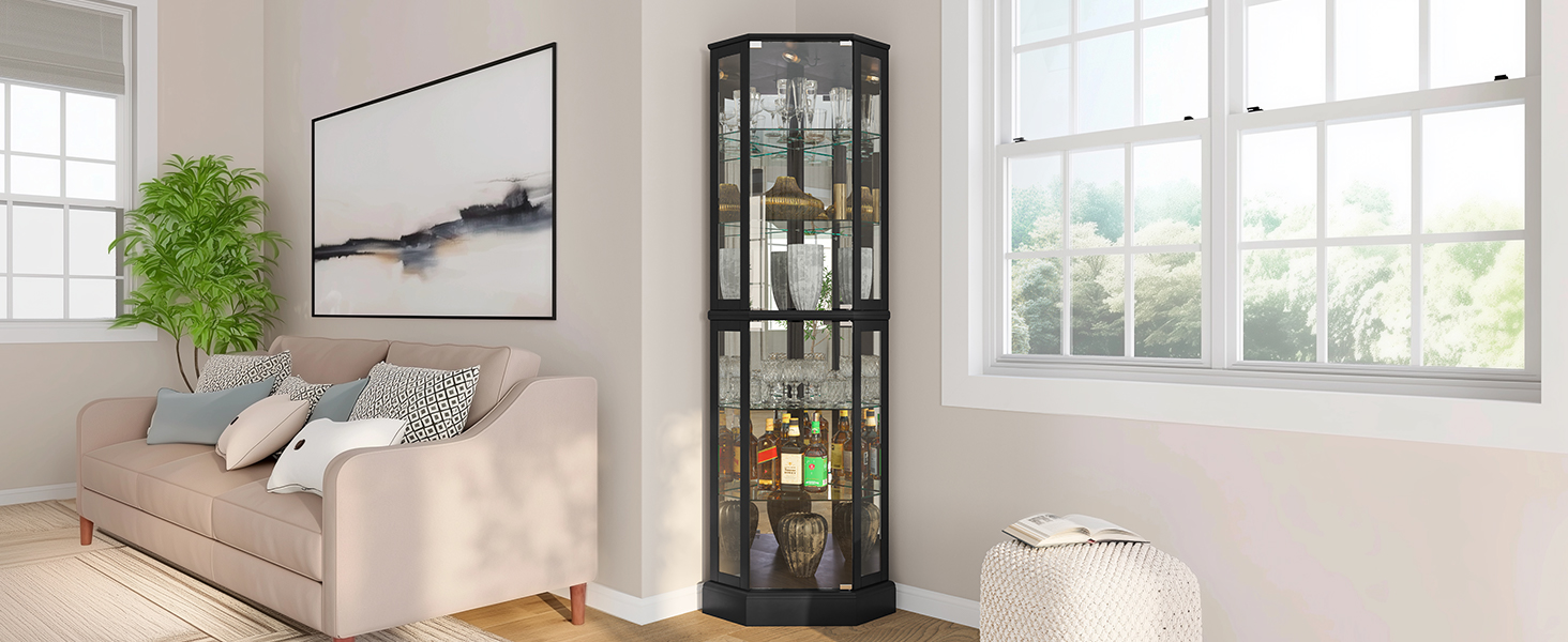 Belleze Curio Cabinet