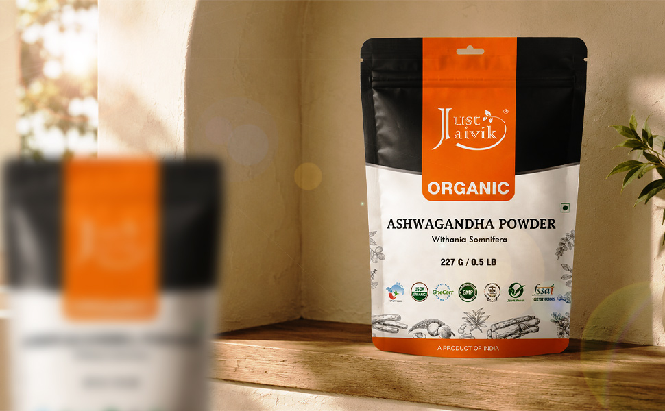 100% Organic Ashwagandha Powder- Withania Somnifera