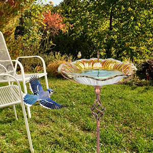 outdoor bird bath, bird baths for outdoors, bird bath bowl, bird bath with stake