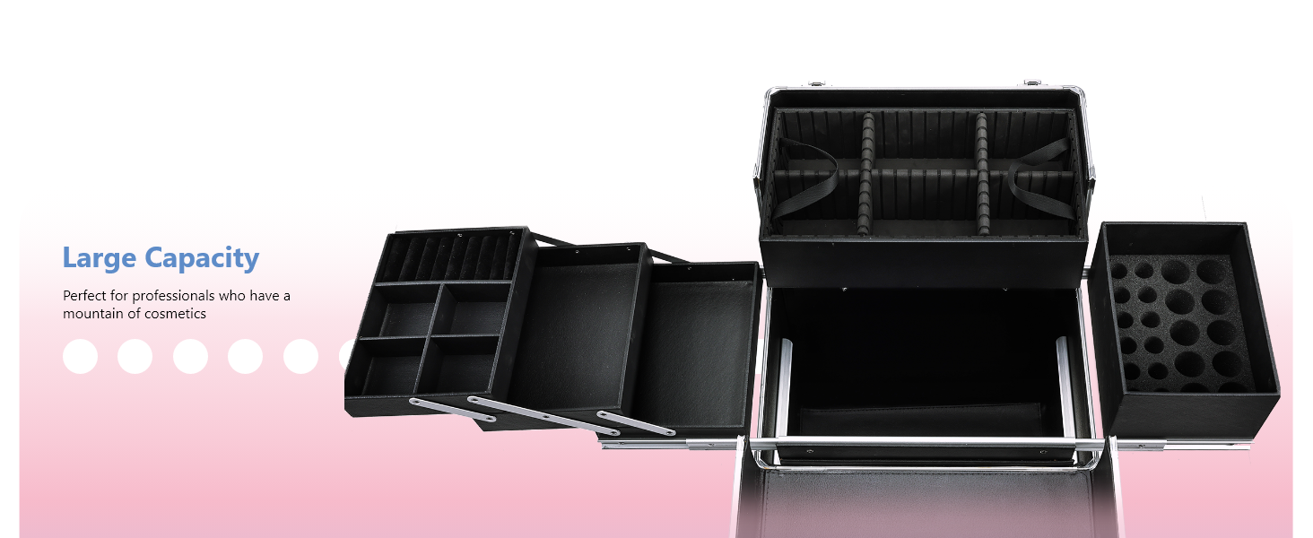 makeup case rolling
