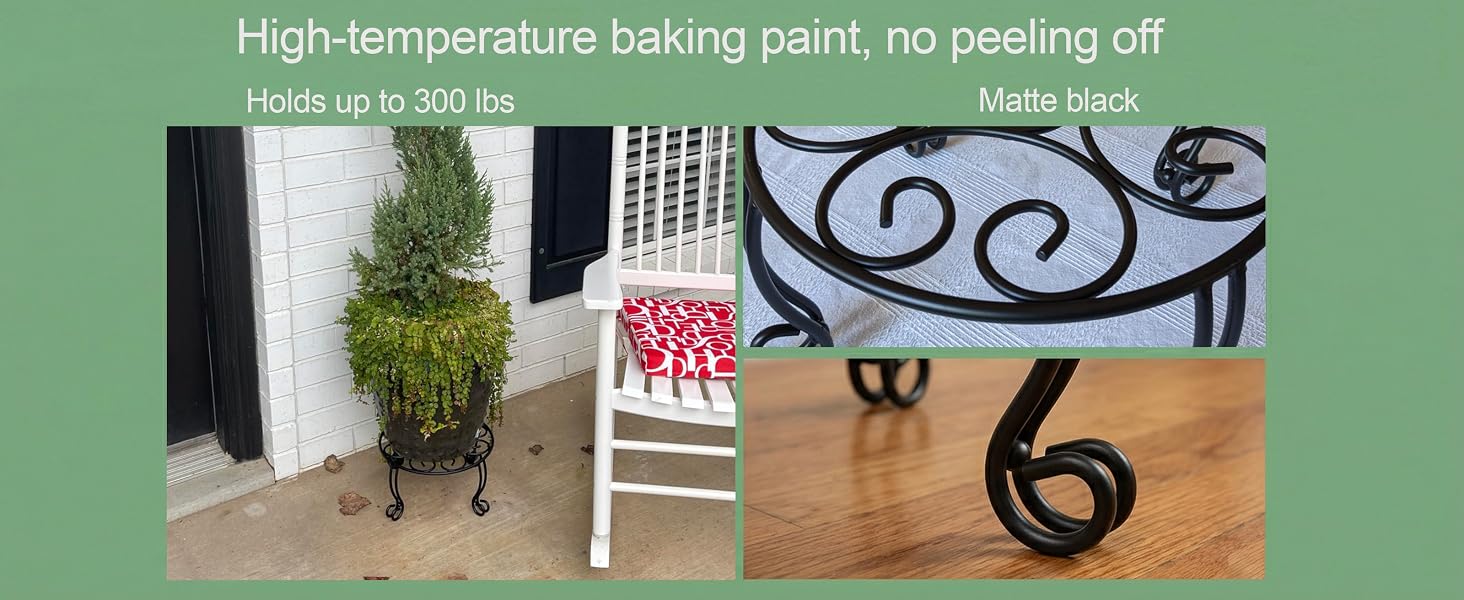 sturdy plant stand outdoor 2 pack