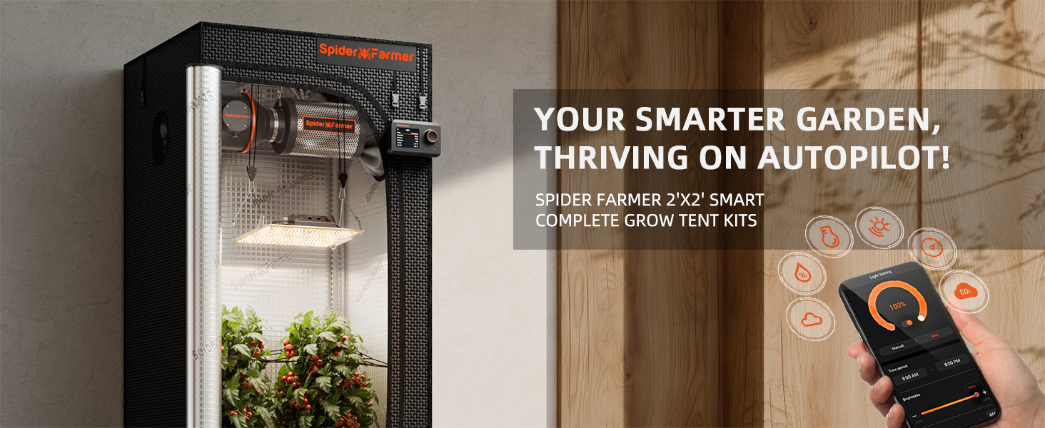 SPIDER FARMER SF1000D GROW TENT KIT