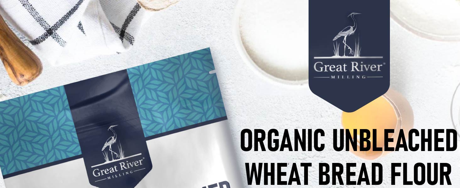 Organic Unbleached Wheat Bread Flour