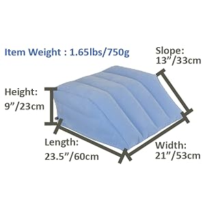 Obbomed HR-7740 inflatable leg rest bed wedge cushion pillow