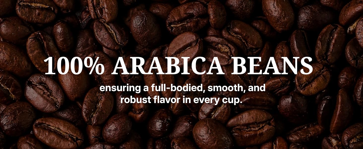100% Arabica beans