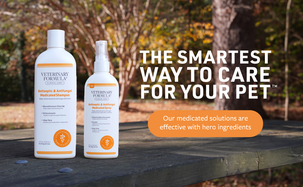 Veterinary Formula Antiseptic &amp;amp; Antifungal Shampoo &amp;amp; Spray Outdoor Banner