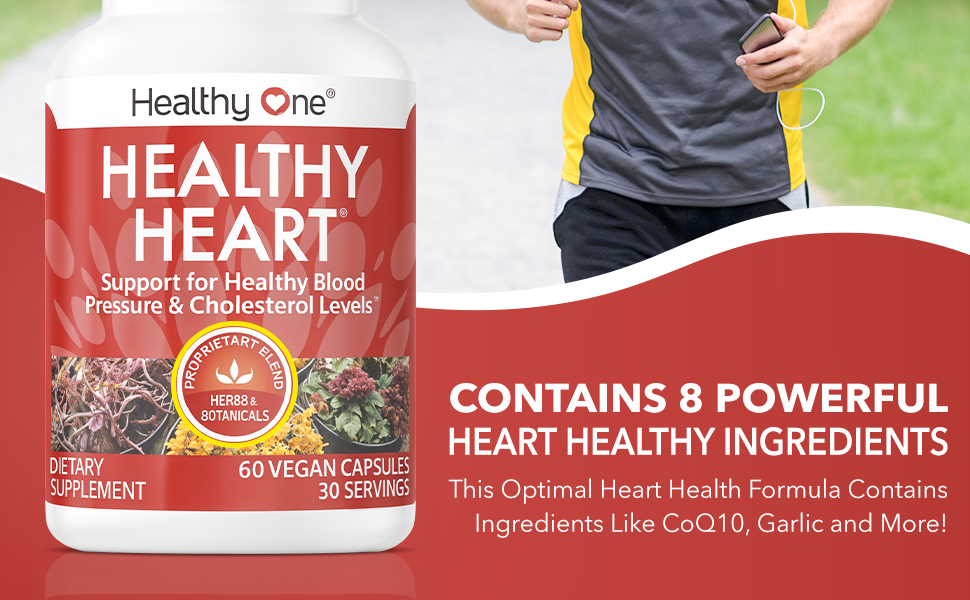 Healthy One Healthy Heart - Contains 8 Heart Healthy Ingredients