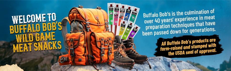 Buffalo Bob's Wild Game Meat Snacks