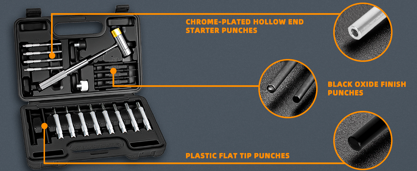 HOLLOW END STARTER PUNCHES