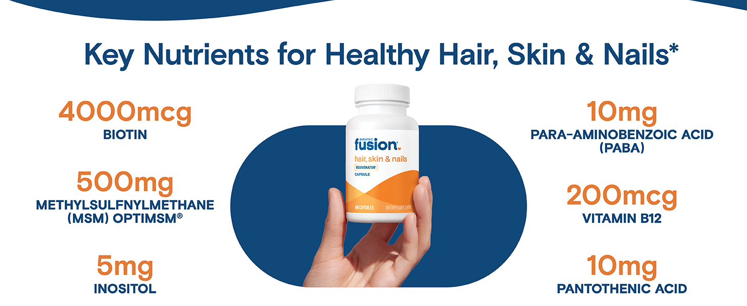 Bariatric Fusion Hair Skin and Nails Rejuvenator
