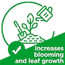 increases blooming and leaf growth