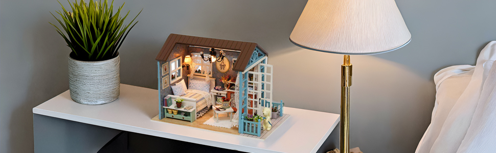 diy miniature dollhouse kit forest times