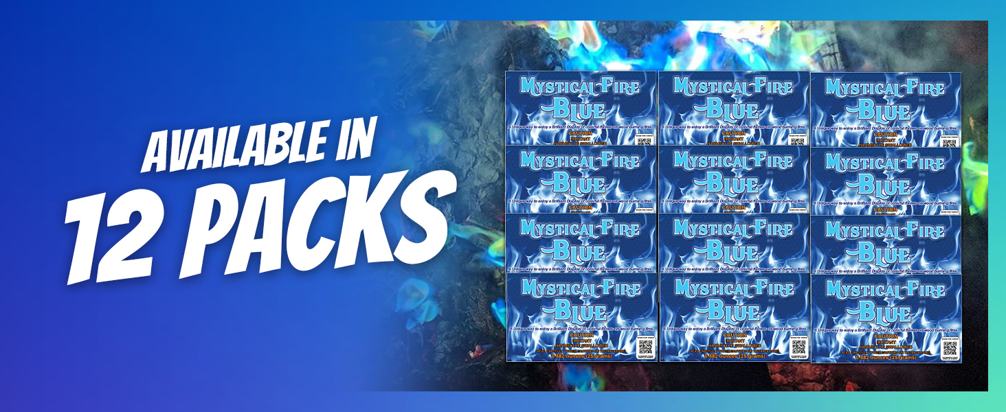 Mystical Fire Blue Color Changing Packets- Blue Flames