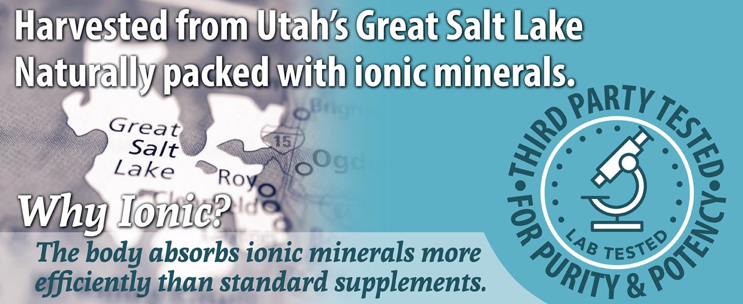 harvested from utah&amp;#39;s great salt lake naturally packed with ionic minerals
