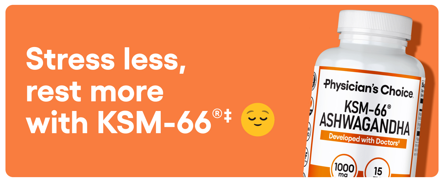 stress less, rest more with ksm-66