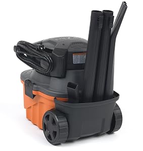 RIDGID VAC, SHOP VAC, SHOP VACUUM, WET DRY VAC, GARAGE VACUUM, CAR CLEANING, STORAGE