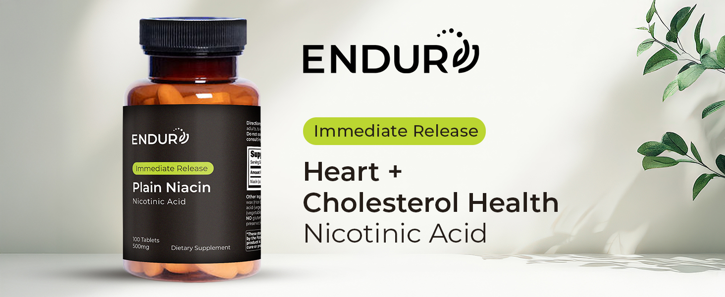 Endur Heart + Cholesterol Health Nicotinic Acid