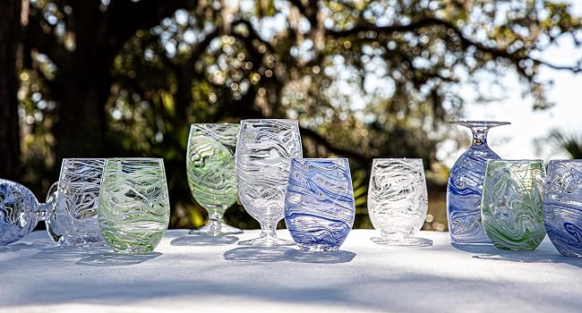 puro marbled glass