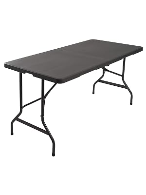 Main image of the table in charcoal