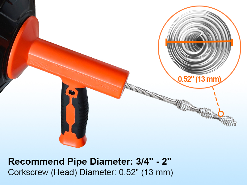 drain snake hair drain clog remover