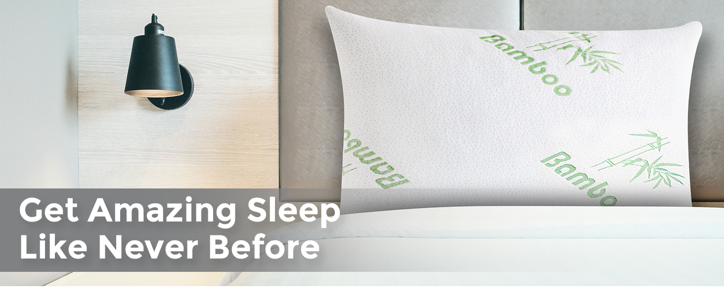 HG2050A-SINGLE Green Queen Pillow - Amazing Sleep
