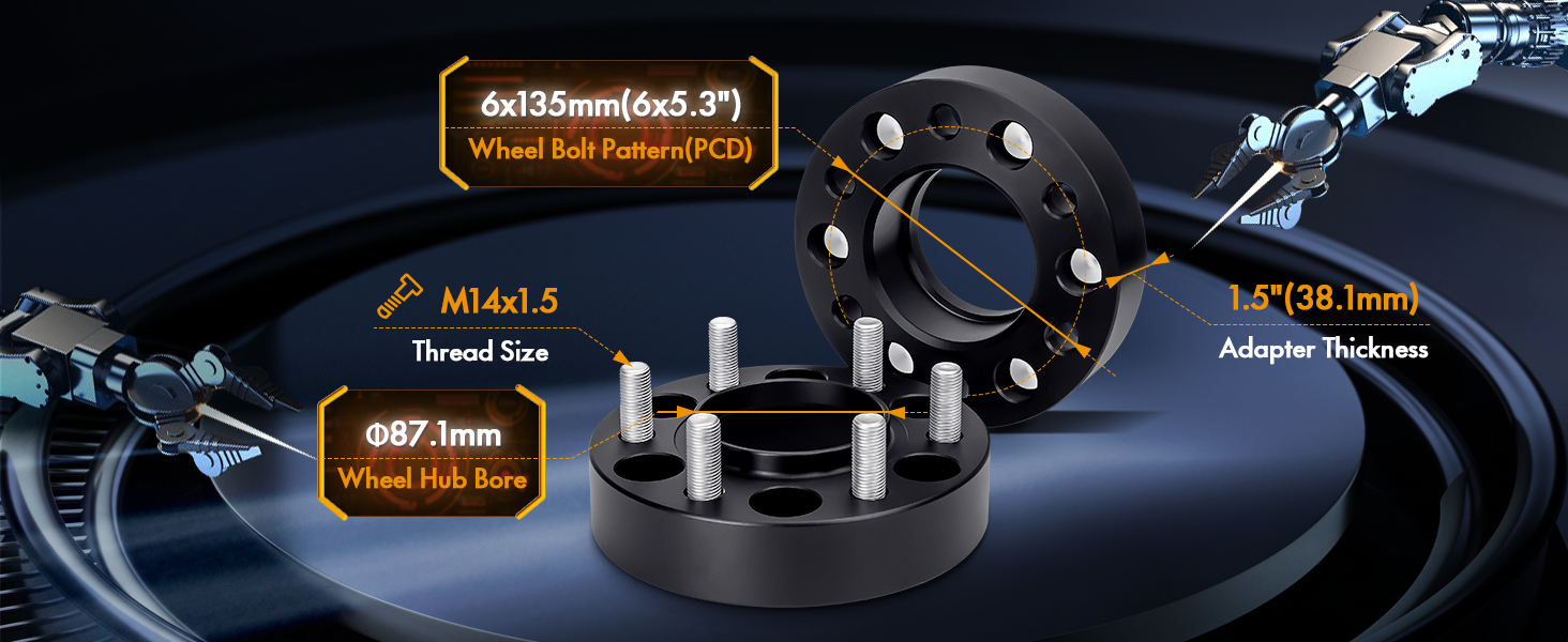 wheel spacer dimension