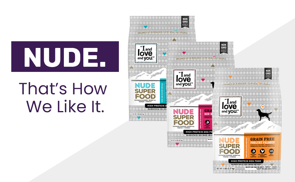 Nude Food Dog Kibble Variety