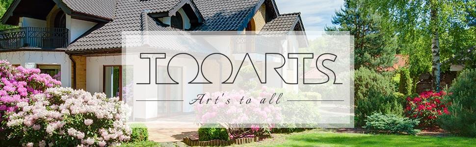 Tooarts Home Yard Garden Decor statue sculpture art Ornament