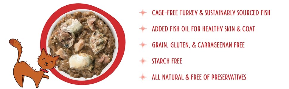 All natural, Free of Grains, Gluten, Carrageenan and preservatives