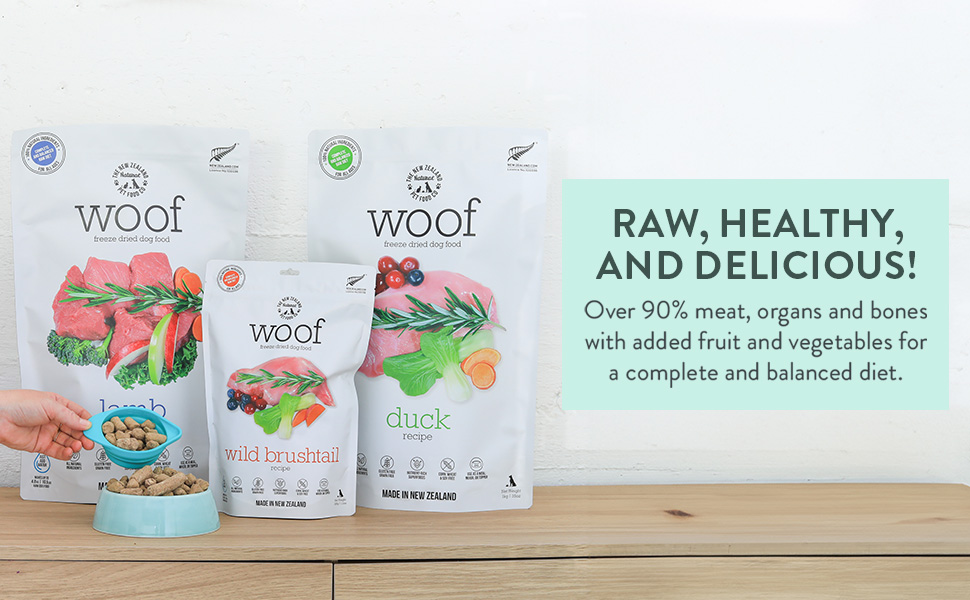 Ideal for use as a complete and balanced dog food topper, mixer, or as a reward during training.