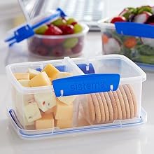 Sistema Klip It The distinctive Sistema clips lock in freshness.