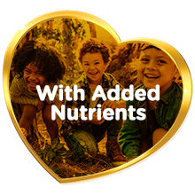 Image of a heart displaying how NIDO has add nutrients to help kids reach their full potential