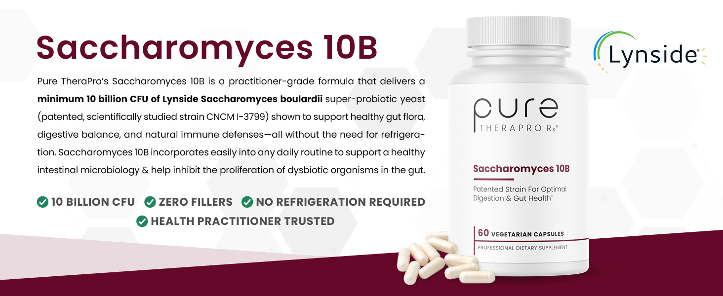 Pure TheraPro Rx Saccharomyces 10B (60 count)