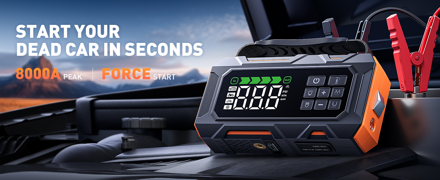 TREKURE Car Battery Jump Starter