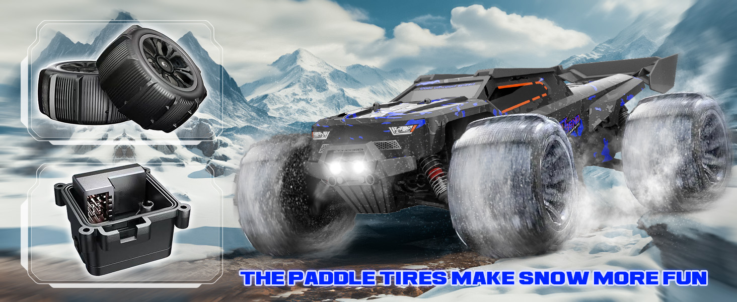 The Paddle Tires Make Snow More Fun