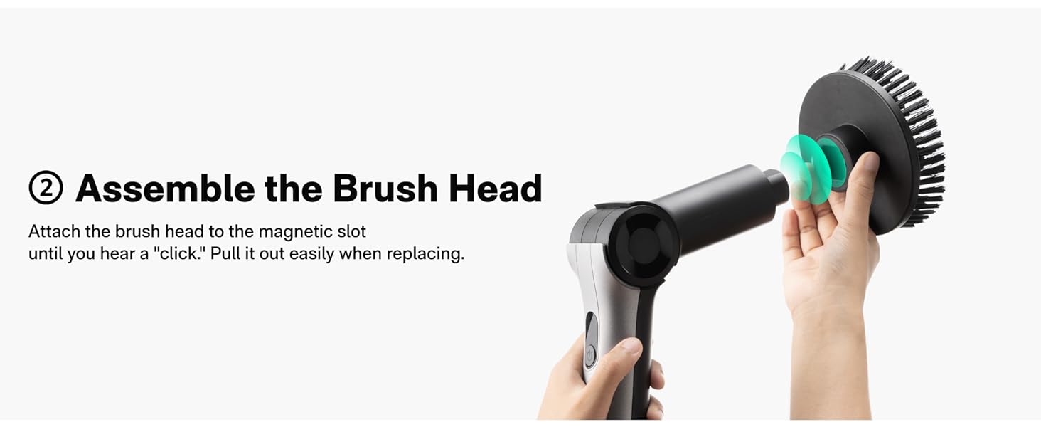 assemble the brush head