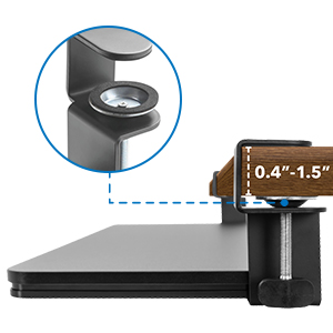 Mount-It! Adjustable Keyboard Tray Clamp