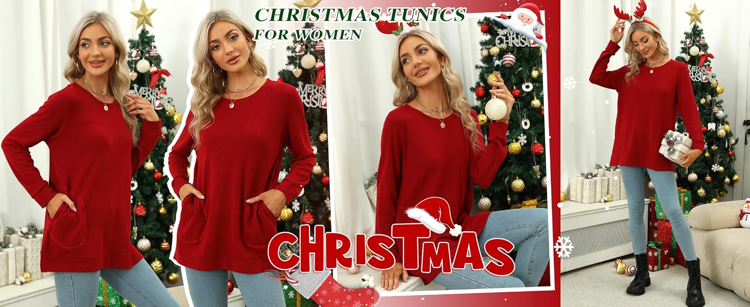 womens tops loose fitting tops women fall tunic tops
