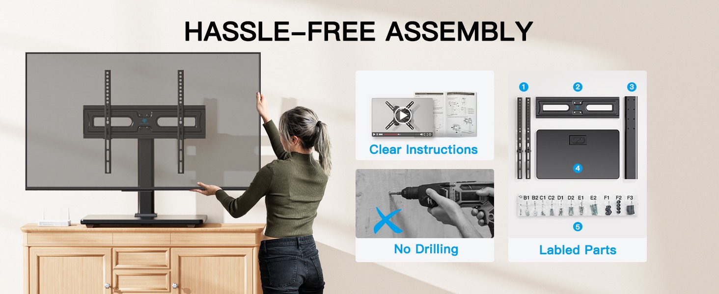 universal swivel tv stand