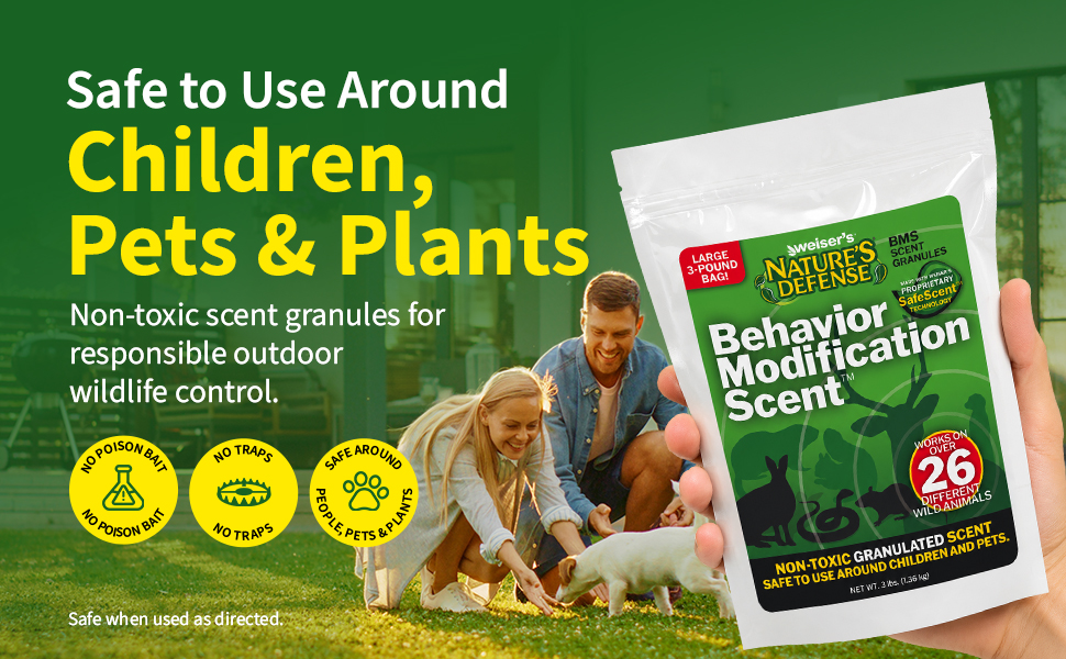 Safe to use around Children, Pests &amp;amp; Plants