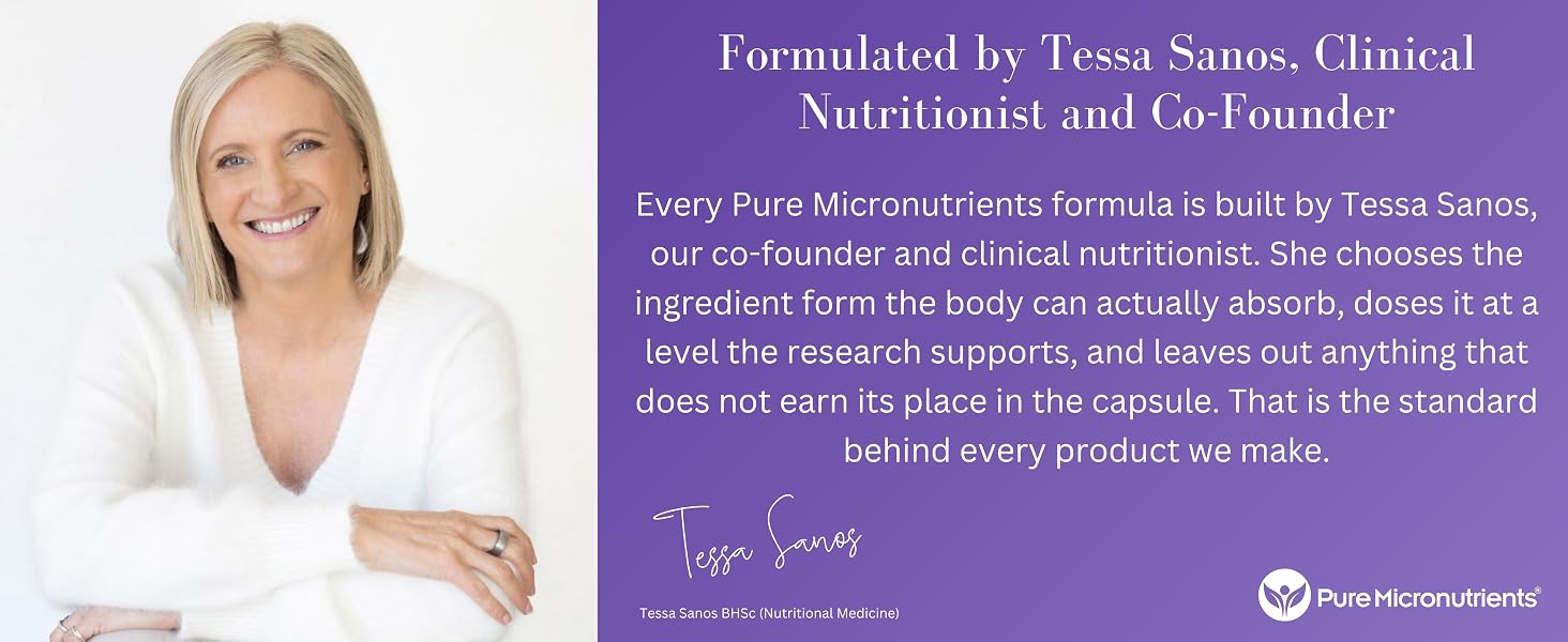 Formulated by a clinical nutritionist and co-founder.