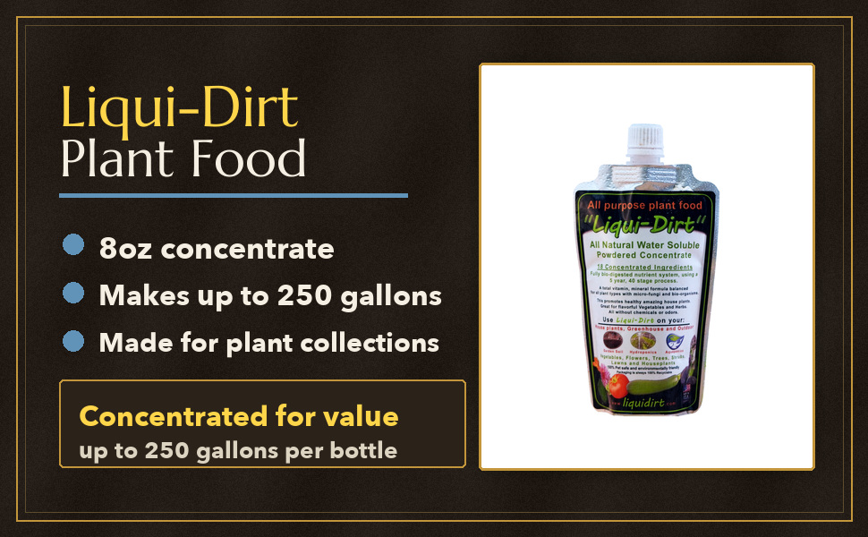 Liqui-Dirt Plant Food Description