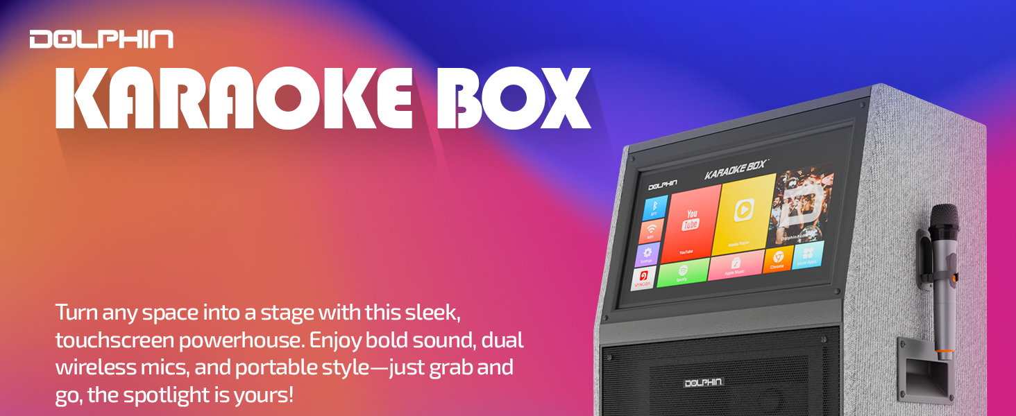 karaoke machine adult microphones family built recording singing screen portable system kareokee