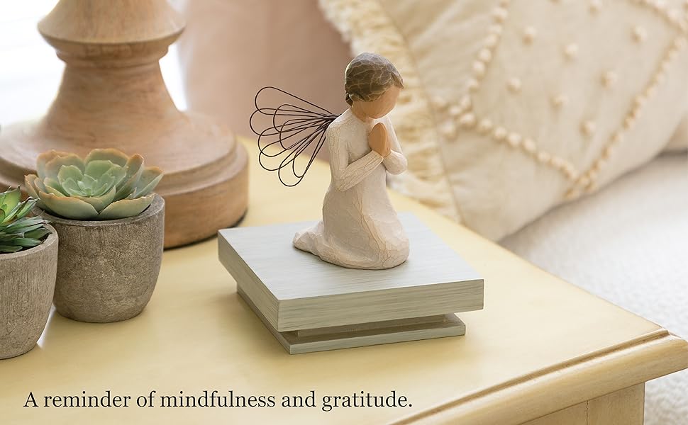Ready to display on a shelf, table or mantel. To clean, dust with soft brush or cloth.
